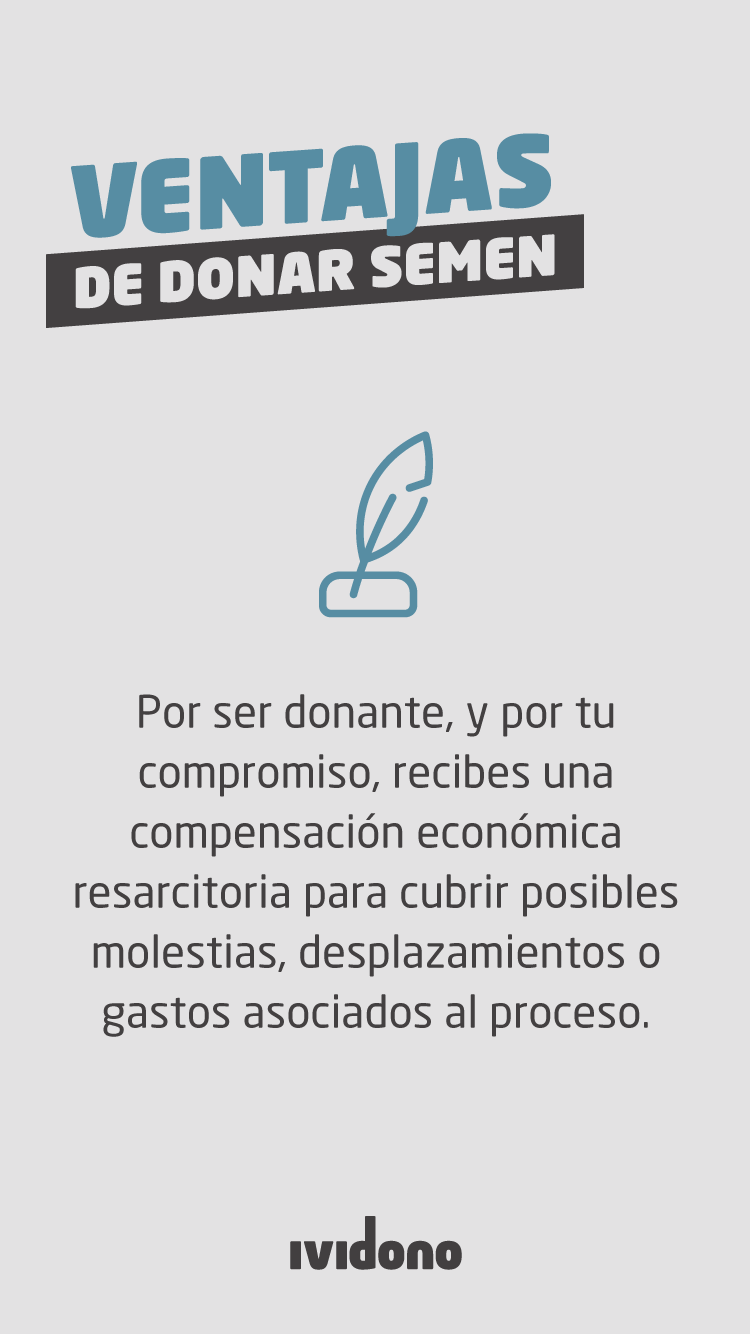 beneficios donación semen compensación económica